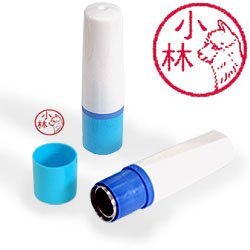 インク赤・ホルダーブルー